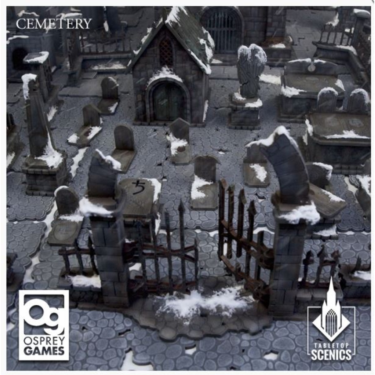Kromlech - Frostgrave / Fantasy Terrain - Cemetery (MDF)